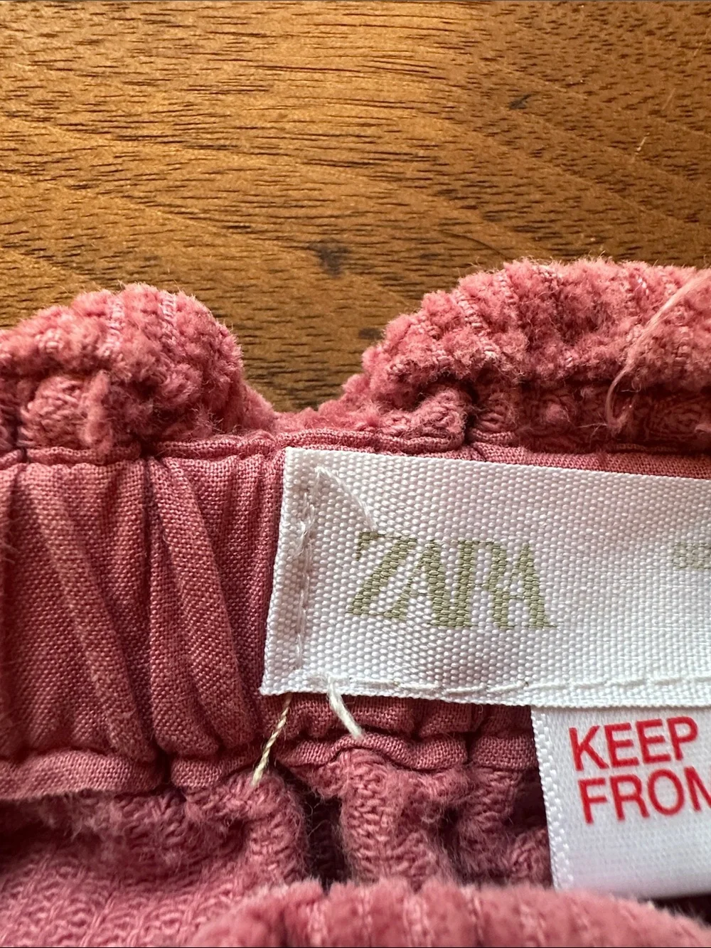 Zara - sz 4-5 Girls Corduroy Skirt - like new!